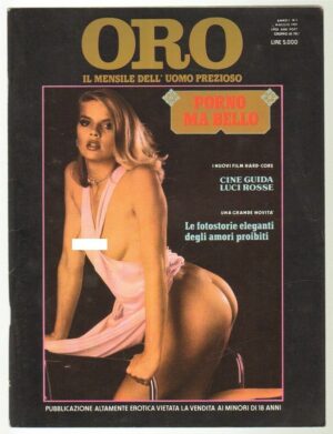 ORO Anno 1981 n. 1 di Maggio - RIVISTA EROTICA