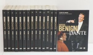 Roberto Benigni. Tutto Dante. Raccolta Completa con n. 15 DVD in Italiano con Slipcase. Versione da edicola