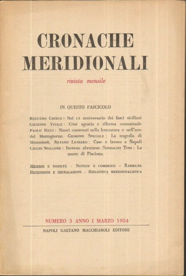 Rivista-CRONACHE-MERIDIONALI-n-3-Marzo-1954-ed-Gaetano-Macchiaroli-111986379047