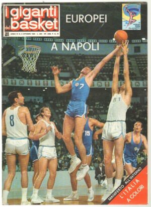 Rivista I GIGANTI DEL BASKET Anno 1969 n. 8 di Ottobre con Poster