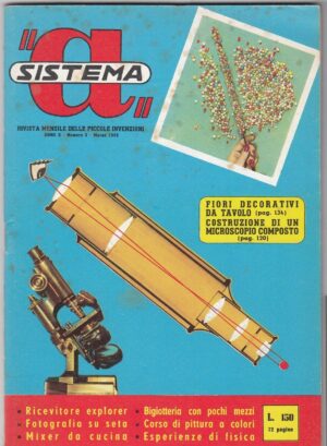 Rivista Il Sistema A. Anno 1958 n. 3. La rivista delle piccole invenzioni