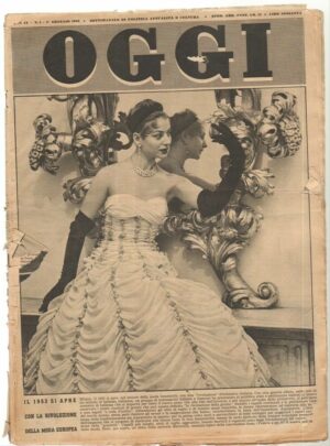 Rivista OGGI Anno 1953 n. 1 del 1 Gennaio - In copertina Rosemary Darnley