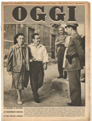 Rivista OGGI Anno 1953 n. 40 del 1 Ottobre - In copertina Antonina Giusto