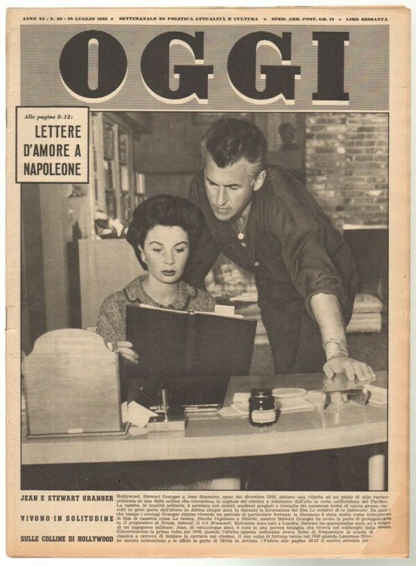 Rivista-OGGI-Anno-1955-n-30-del-28-Luglio-In-copertina-Jean-e-Stewart-Granger-112898430497