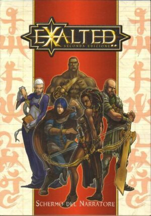 SCHERMO DEL NARRATORE - Exalted ed. Wild Boar WB 1010 + Blocchetto schede gioco