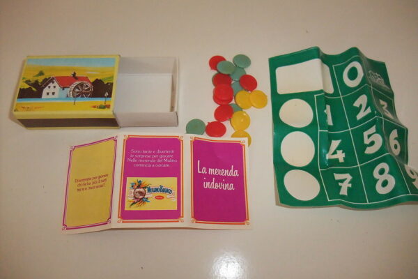 Sorpresina-MULINO-BIANCO-LA-MERENDA-INDOVINA-gioco-libretto-COD14-121722964157