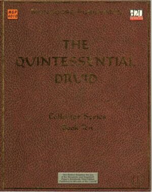 The Quintessential Druid Book Ten 4010 Dungeon & Dragons ed. Mongoose 3.0