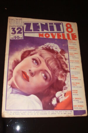 ZENIT (8 NOVELLE) anno VII N.32 rivista del 1936