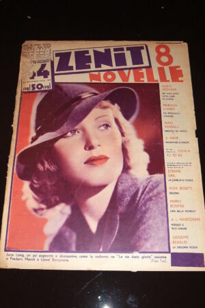 ZENIT (8 NOVELLE) anno VII N.44 rivista del 1936