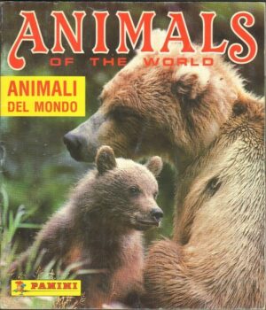 Album Figurine ANIMALI DEL MONDO Animals of the World-Incompleto presenti 28 figurine