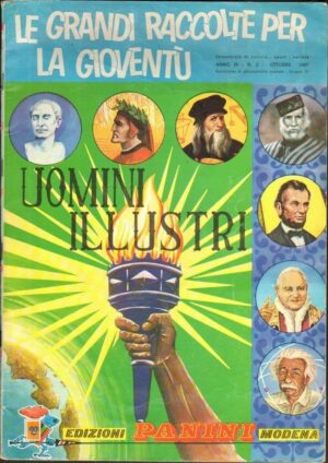 Album Figurine UOMINI ILLUSTRI Grandi Raccolte per la Gioventu'. Incompleto