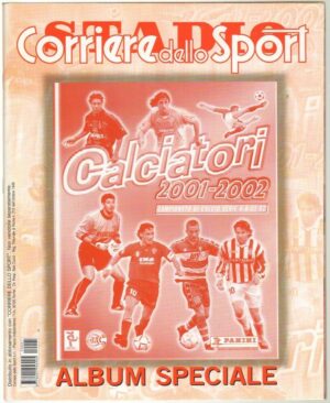 Album Speciale CALCIATORI 2001-2002 Abbinamento Corriere dello Sport VUOTO
