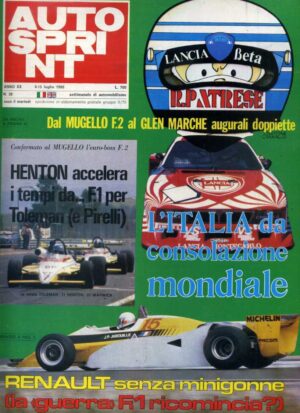 Autosprint 1980 n.28 Luglio - Dal Mugello F2 al Glen Marche augurali doppiette
