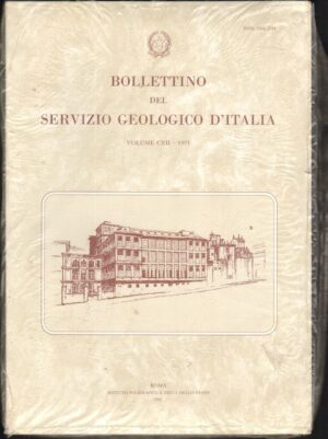 Bollettino SERVIZIO GEOLOGICO D'ITALIA. Vol. CXII - 1993