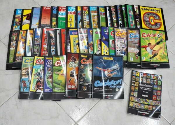 CALCIATORI-Raccolta-Completa-Panini-1960-2004-n-45-pezzi-Indice-Editoriale-123822089558