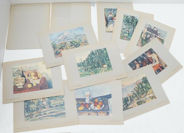 CEZANNE-10-PLANCHES-EN-COULEURS-in-Francese-ed-Braun-Cie-124070678068-2
