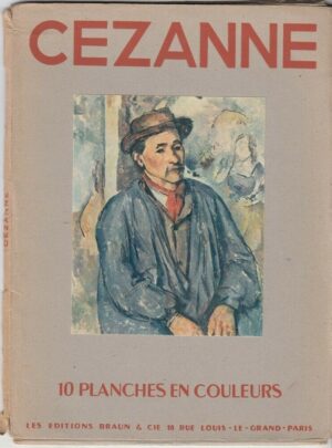 CEZANNE 10 PLANCHES EN COULEURS in Francese ed. Braun & Cie
