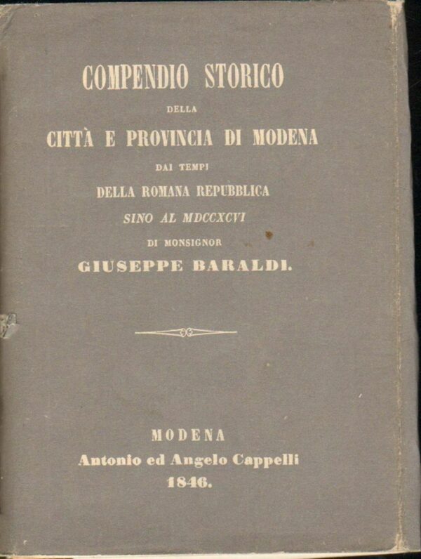 COMPENDIO-STORICO-DELLA-CITTA-E-PROVINCIA-DI-MODENA-di-Giuseppe-Baraldi-112310828398