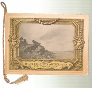 Calendario 11° Reggimento Artiglieria da Campagna Anno 1963 cordoncino originale
