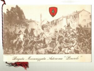 Calendario Brigata Meccanizzata Pinerolo Anno 1984. Con cordoncino originale