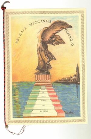 Calendario Brigata Meccanizzata Pinerolo Anno 1985. Con cordoncino originale