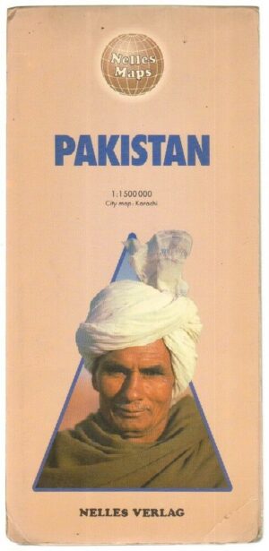 Cartina PAKISTAN City map Karachi Nelles Verlag 1:1500000