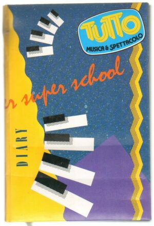 Diario Scolastico Agenda TUTTO MUSICA & SPETTACOLO SUPER SCHOOL Cangini + Poster