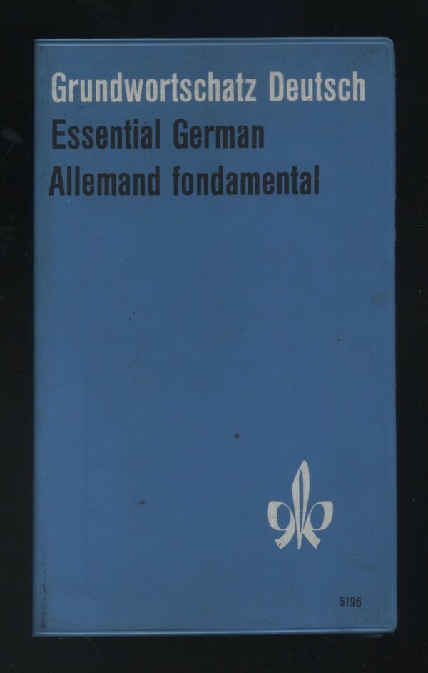 ESSENTIAL-GERMAN-ALLEMAND-FONDAMENTAL-ed-1966-Ernst-Klett-Verlag-Stuttgart-B11-121534294888