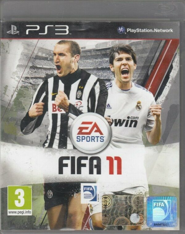 FIFA-11-EA-Sports-Videogioco-PS3-Playstation-Blu-ray-Disc-con-Manuale-124078542128