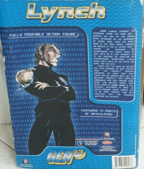 GEN-13-Action-Figure-LYNCH-Serier-1-Chromium-Comic-Book-allinterno-WildStorm-113117347098-2