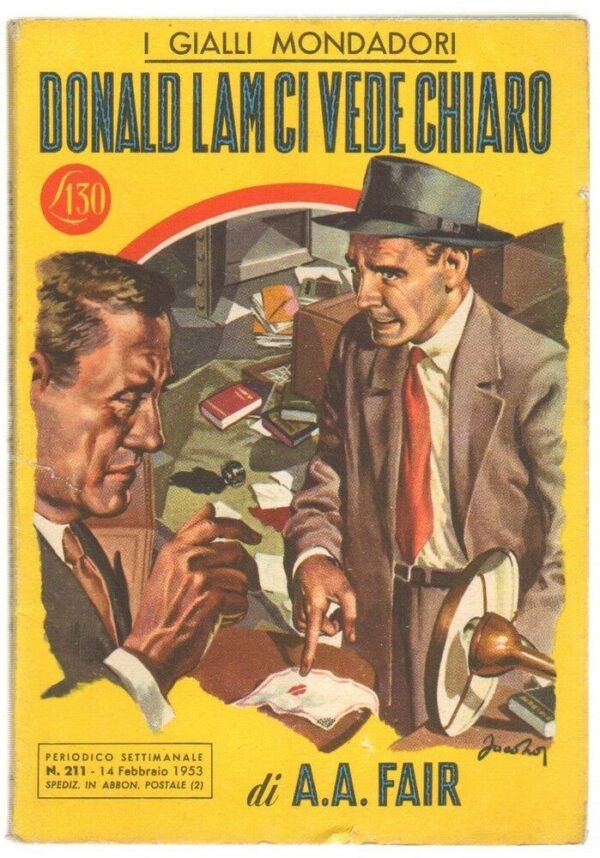 I-Gialli-Mondadori-n-211-DONALD-LAM-CI-VEDE-CHIARO-di-A-A-Fair-ed-1953-123623572308