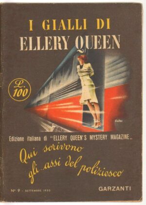 I Gialli di Ellery Queen n. 9 ed. Garzanti 1950 Settembre