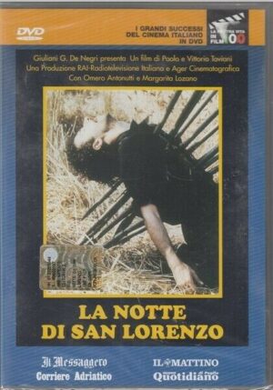 LA NOTTE DI SAN LORENZO un film dei fratelli Taviani  DVD ITA. Editoriale
