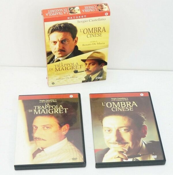 MAIGRET-LOmbra-Cinese-La-Trappola-di-Maigret-con-CASTELLITTO-n-2-DVD-ITA-co-113911706338-2