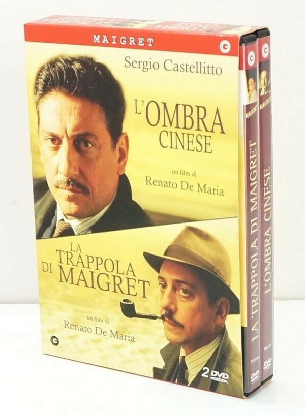 MAIGRET-LOmbra-Cinese-La-Trappola-di-Maigret-con-CASTELLITTO-n-2-DVD-ITA-co-113911706338