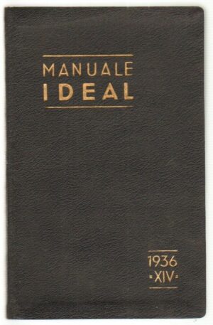 MANUALE IDEAL RADIATORI ed. Societa' Nazionale dei Radiatori 1936