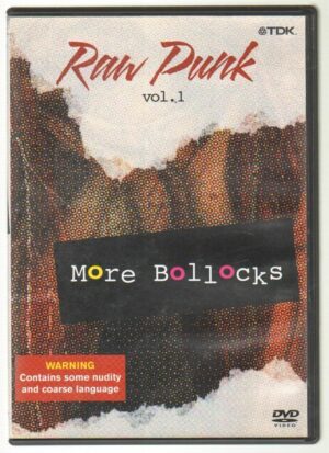 MORE BOLLOCKS RAW PUNK Vol. 1 - DVD INGLESE PAL