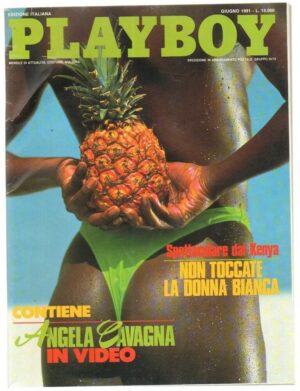 PLAYBOY ed. Italiana Anno 1991 n. 6 - Giugno - CON POSTER DI CARRIE JEAN YAZEL