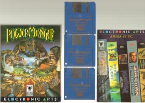 POWERMONGER n. 3 Floppy Videogioco IBM PC ITALIANO Big Box