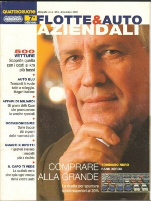 QUATTRORUOTE FLOTTE E AUTO AZIENDALI Anno 2001 allegato al n. 554 Dicembre