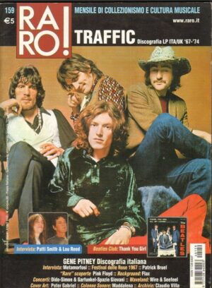 RARO! anno 2004 n. 159 Ottobre Traffic, Gene Pitney, Patti Smith & Lou Reed