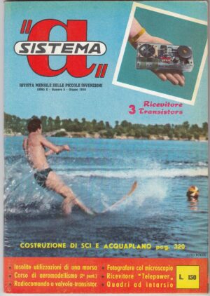 Rivista Il Sistema A. Anno 1958 n. 6. La rivista delle piccole invenzioni