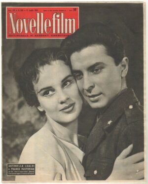 Rivista NOVELLEFILM Anno 1954 n. 343 - In copertina A. Lualdi e F. Pastorino