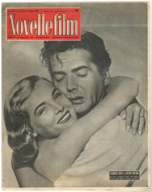 Rivista NOVELLEFILM Anno 1954 n. 346 In copertina Lizabeth Scott e Victor Mature