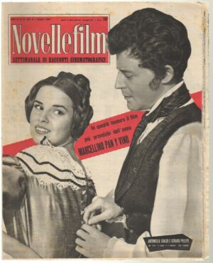 Rivista NOVELLEFILM Anno 1955 n. 406 -In copertina Antonella Lualdi e G. Philipe