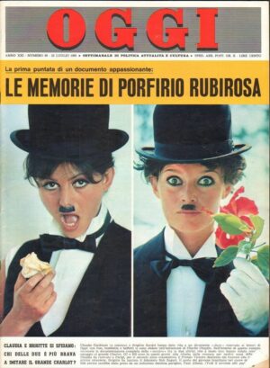 Rivista OGGI Anno 1965 n. 29 del 22 Luglio  - In copertina Cardinale e Bardot