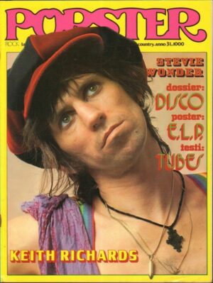 Rivista POPSTER Anno 3 n. 24 - Maggio 1979. Stevie Wonder, Richards, con poster