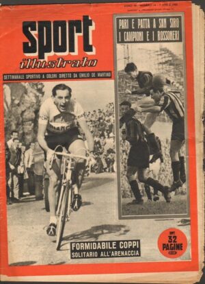 Rivista SPORT ILLUSTRATO Anno 44 n. 14 del 7 Aprile 1955