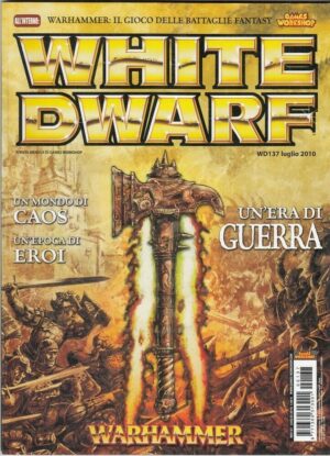 Rivista WHITE DWARF WD 137 Luglio 2010. Warhammer ed. Games Workshop