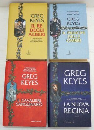 SAGA DEI REGNI DELLE SPINE E DELLE OSSA Completa 4 vol. di Keyes ed. Fanucci
